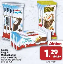 Famila Nord West Kinder Pingui, Milchschnitte oder Maxi King Angebot