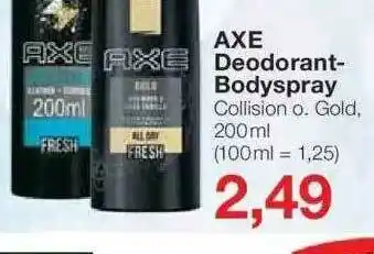 Jawoll Axe Deodorant Bodyspray Angebot