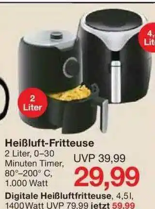 Jawoll Heißluft-fritteuse Oder Digitale Heißluftfritteuse Angebot