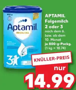 Kaufland APTAMIL Folgemilch Aptamil 2 oder 3 Angebot