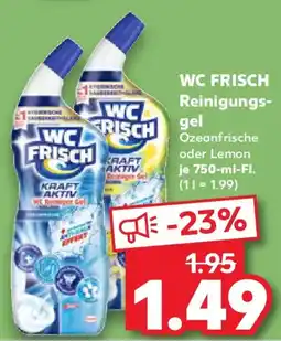 Kaufland WC FRISCH Reinigungsgel Angebot