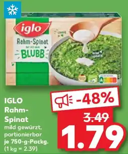 Kaufland IGLO Rahm- Spinat Angebot