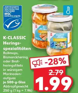Kaufland K-CLASSIC Heringsspezialitäten Angebot