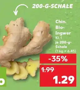 Kaufland Chin. Bio- Ingwer Angebot