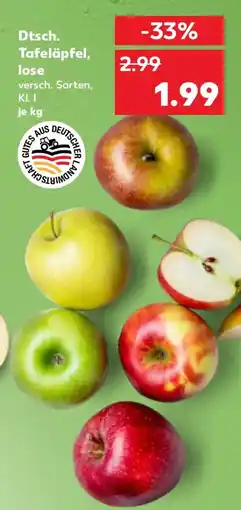 Kaufland Dtsch. Tafeläpfel, lose Angebot