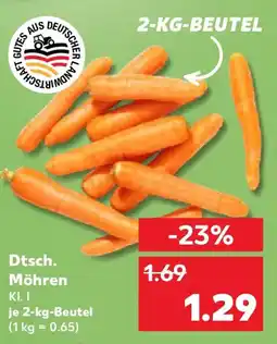 Kaufland Dtsch. Möhren Angebot