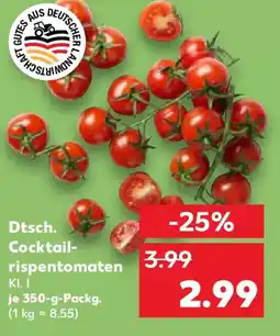 Kaufland Dtsch. Cocktailrispentomaten Angebot