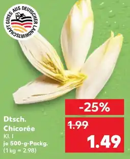 Kaufland Dtsch. Chicorée Angebot