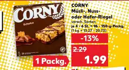 Kaufland CORNY Müsli-, Nuss- oder Hafer-Riegel Angebot