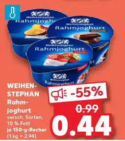 Kaufland WEIHEN- STEPHAN Rahmjoghurt Angebot