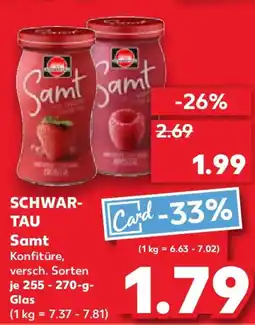 Kaufland SCHWARTAU Samt Angebot