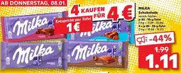Kaufland MILKA Schokolade Angebot