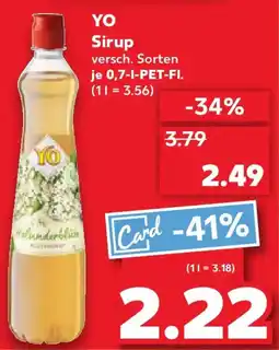 Kaufland YO Sirup Angebot