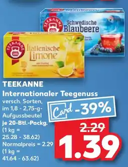 Kaufland TEEKANNE Schwedische Blaubeere Angebot