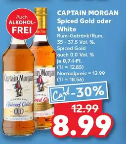 Kaufland CAPTAIN MORGAN Spiced Gold oder White Angebot