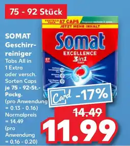 Kaufland SOMAT Geschirrreiniger Angebot