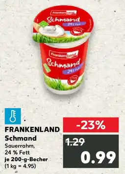 Kaufland FRANKENLAND Schmand Angebot