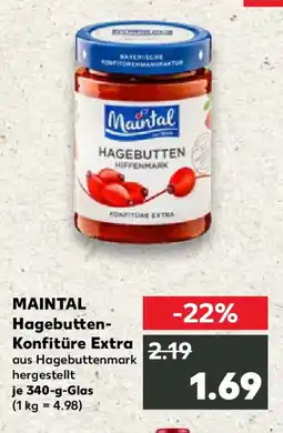 Kaufland MAINTAL Hagebutten- Konfitüre Extra Angebot