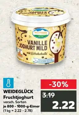 Kaufland WEIDEGLÜCK Fruchtjoghurt Angebot