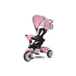 Netto Marken-Discount Lorelli Tricycle One 3 in 1 EVA-Reifen Schiebestange Anti-Rutsch Pedale umbaubar pink Angebot