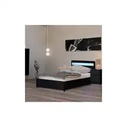 Netto Marken-Discount HOME DELUXE LED Bett NUBE mit Schubladen - 90 x 200 - versch. Ausführungen - mit Matratze - Schwarz Angebot
