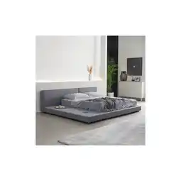Netto Marken-Discount HOME DELUXE Bett mit Ablage GALAXIS 180x200 cm Grau mit Matratze H2/H3 - versch. Ausführungen Angebot