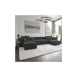 Netto Marken-Discount HOME DELUXE Modulares Sofa VERONA XXL Anthrazit - versch. Ausführungen Angebot
