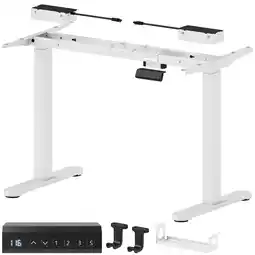 Netto Marken-Discount HOMCOM Höhenverstellbarer Schreibtischgestell Stahl Angebot