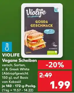 Kaufland VIOLIFE Vegane Scheiben Angebot