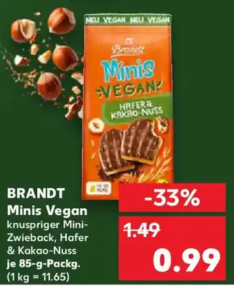 Kaufland BRANDT Minis Vegan Angebot