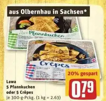 REWE Lawa 5 Pfannkuchen Oder 5 Crêpes Angebot