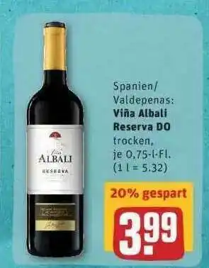 REWE Viña Albali Reserva Do Angebot