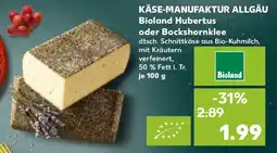 Kaufland KÄSE-MANUFAKTUR ALLGÄU Bioland Hubertus oder Bockshornklee Angebot