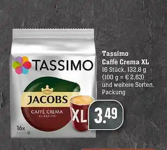 Scheck-in-Center Tassimo Caffè Crema Xl Angebot