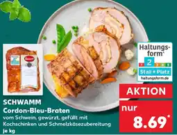 Kaufland SCHWAMM Cordon-Bleu-Braten Angebot
