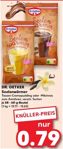 Kaufland DR. OETKER Seelenwärmer Angebot