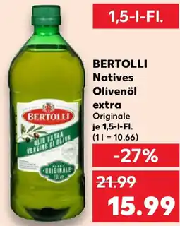 Kaufland BERTOLLI Natives Olivenöl extra Angebot