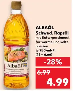 Kaufland ALBAÖL Schwed. Rapsöl Angebot