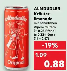 Kaufland ALMDUDLER Kräuterlimonade Angebot