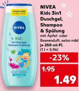 Kaufland NIVEA Kids 3in1 Duschgel, Shampoo & Spülung Angebot
