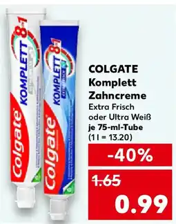 Kaufland COLGATE Komplett Zahncreme Angebot