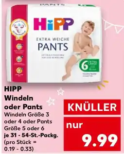 Kaufland HIPP Windeln oder Pants Angebot