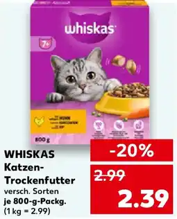 Kaufland WHISKAS Katzen- Trockenfutter Angebot