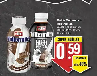 Scheck-in-Center Müller Müllermilch Auch Protein Angebot