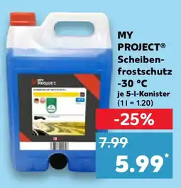 Kaufland PROJECT Scheibenfrostschutz Angebot