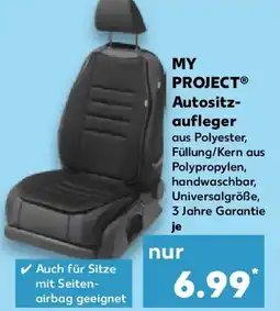 Kaufland MY PROJECT Autositzaufleger Angebot