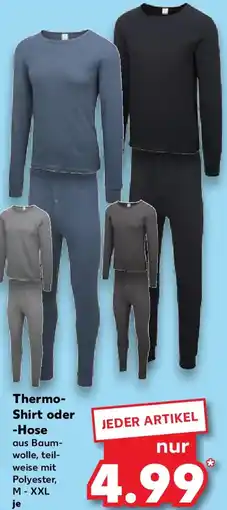 Kaufland Thermo- Shirt oder Hose Angebot