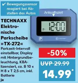 Kaufland TECHNAXX Elektronische Parkscheibe TX-272 Angebot