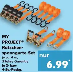 Kaufland MY PROJECT Ratschenspanngurte-Set Angebot