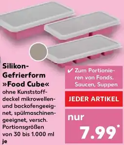 Kaufland GOURMETmaxx Silikon Gefrierform Food Cube Angebot